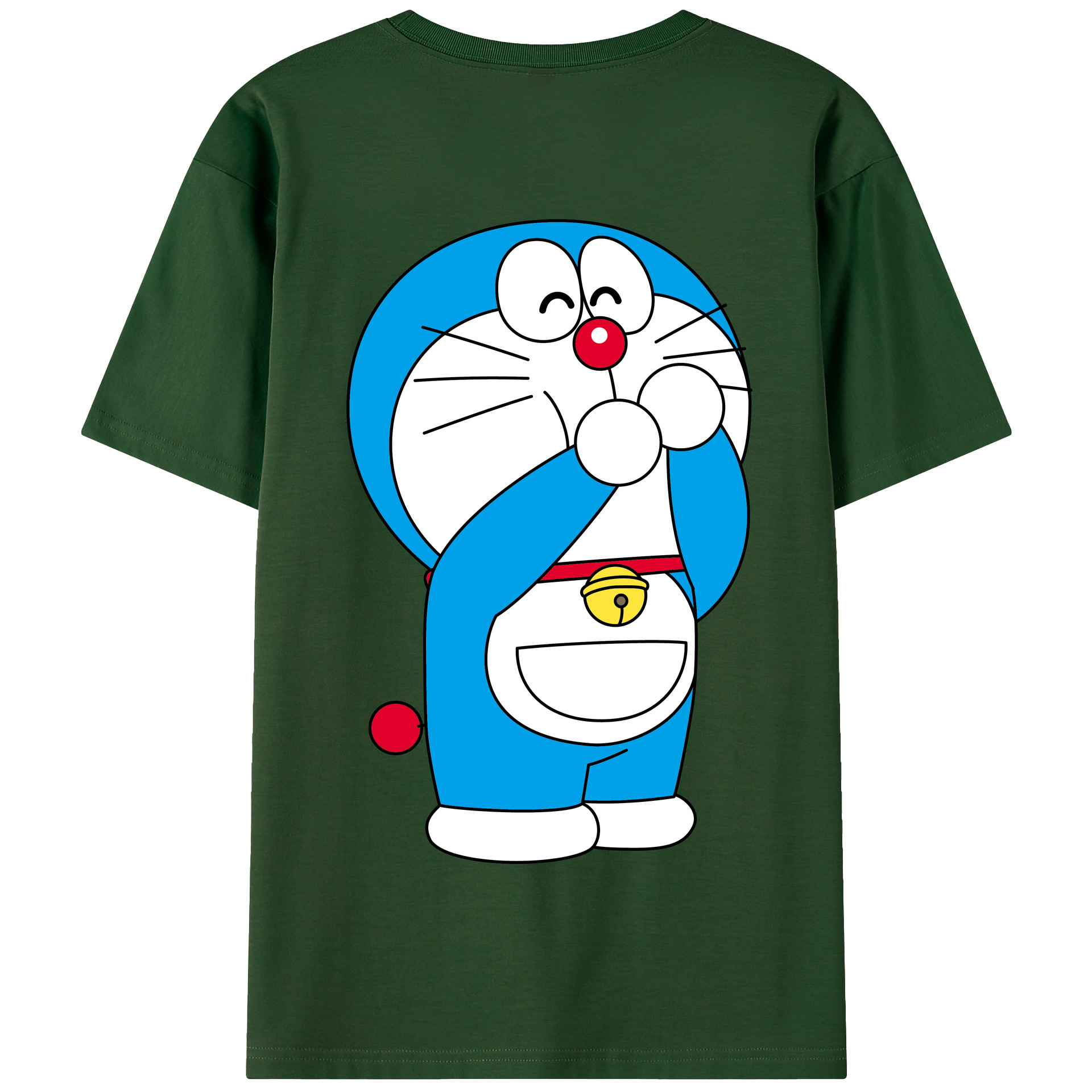 （画像用） ドラえもん Doraemon 綿100％半袖Tシャツ（背面プリント）